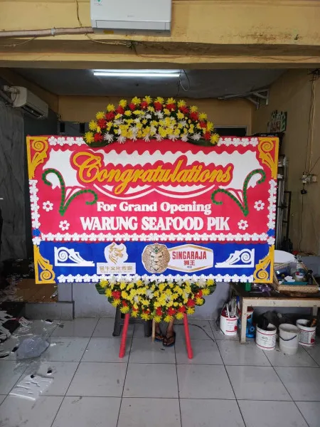 Papan Bunga Ucapan Selamat Bendoharjo Gabus